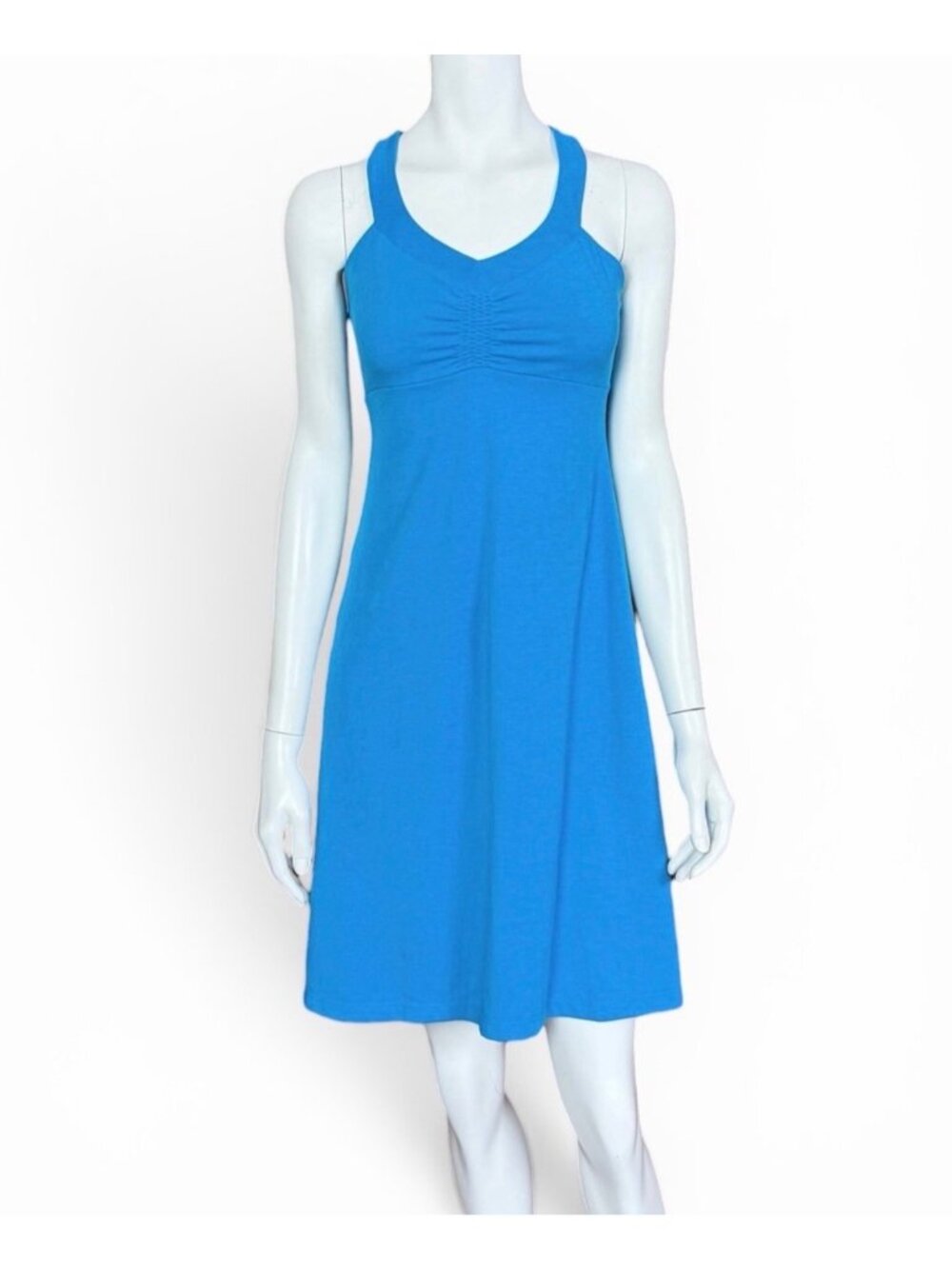 Prana Shauna Dress, Turquoise Blue, sz Large